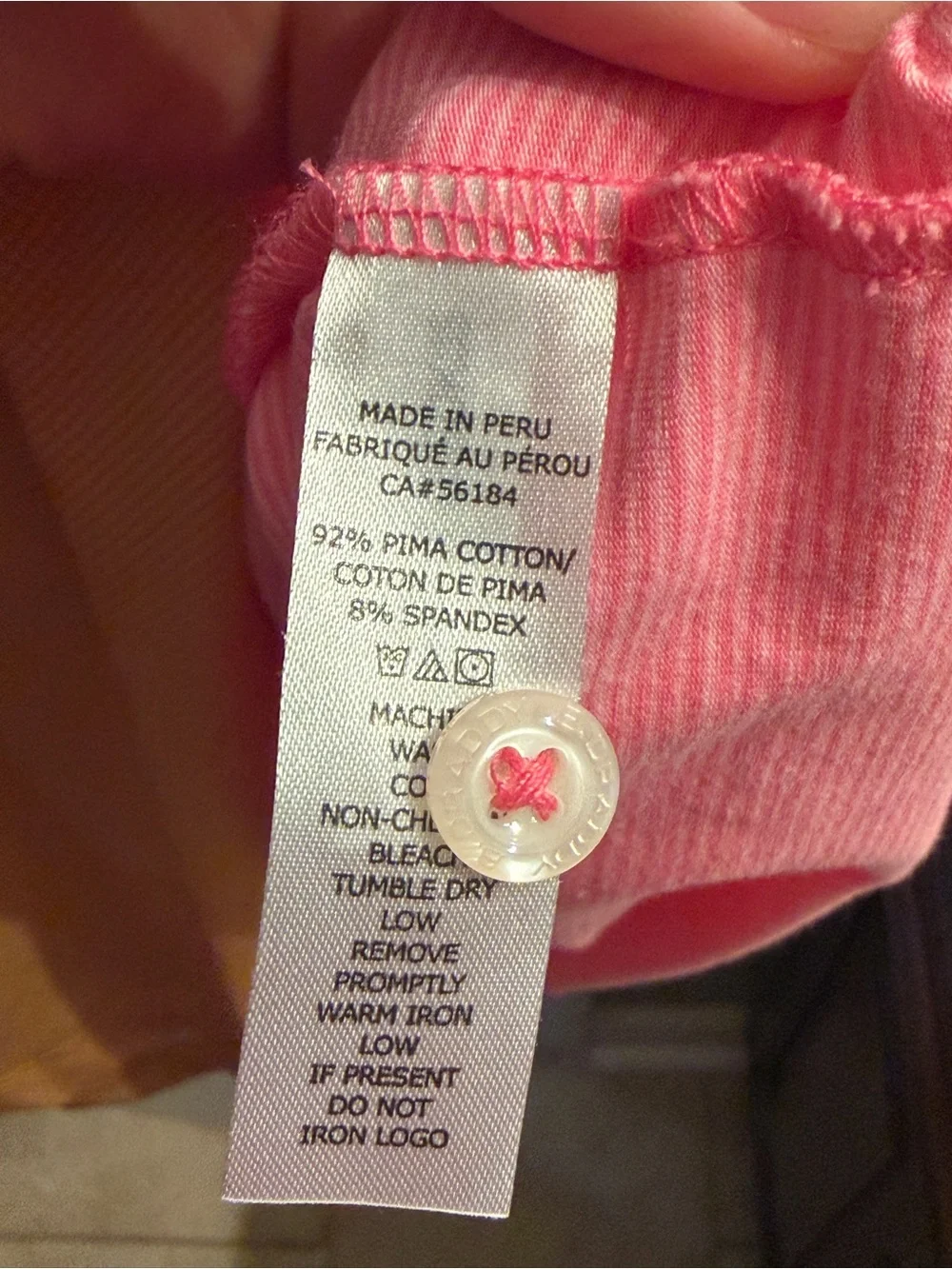 B.Draddy Pink Polo Shirt - Size Medium